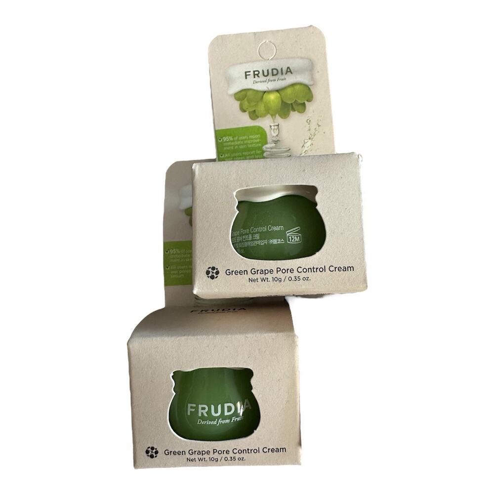 Frudia 2x Green Grape Pore Control Cream | NIB ~ Mini/Travel .35 oz